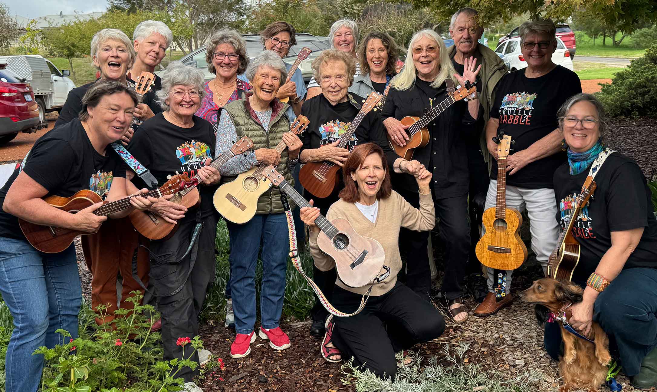 Ukulele workshop group